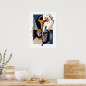 Vintage Modern Jazz Poster (Küche)