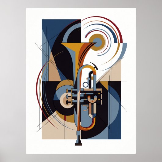 Vintage Modern Jazz Poster (Vorne)