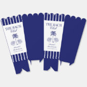 Vintage Modern Navy Beach Bachelorette Club Geschenkschachtel (Ungeklappt)