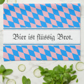 Vintage, modern und bayrisch! handtuch (Gefaltet)