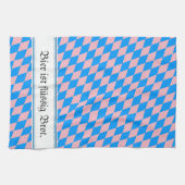 Vintage, modern und bayrisch! handtuch (Horizontal)