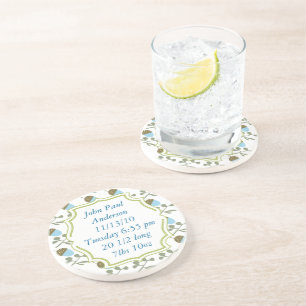 Vintage moderne Acorn farbenfrohe Untersetzer