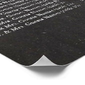 Vintage moderne Chalkboard Foto Seekarte Poster (Ecke)