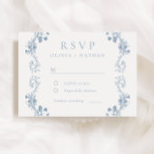 Vintage Moderne Elegance Blumenzwiebeln RSVP Karte