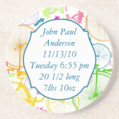 Vintage moderne Fahrradfarbige Untersetzer (Vorne)