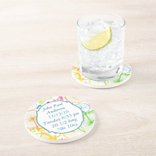 Vintage moderne Fahrradfarbige Untersetzer