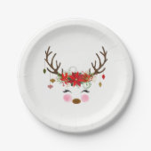 Vintage Moderne Florentiner Urlaubsparty Pappteller (Vorderseite)