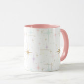 Vintage Moderne Tasse (VorderseiteRechts)