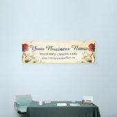 Vintage-Mohn-Ephemera-Banner Banner (Messeveranstaltung)