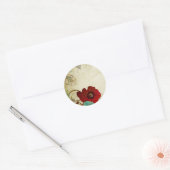 Vintage-Mohn Sticker (Umschlag)