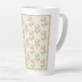 Vintage Mohn-Umrandung Milchtasse (Rechte Ecke)