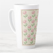 Vintage Mohn-Umrandung Milchtasse (Linke Ecke)