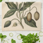 Vintage Mohnblüte Geschirrtuch (Gefaltet)