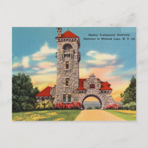 Vintage, Mohonk-See, New York Postkarte