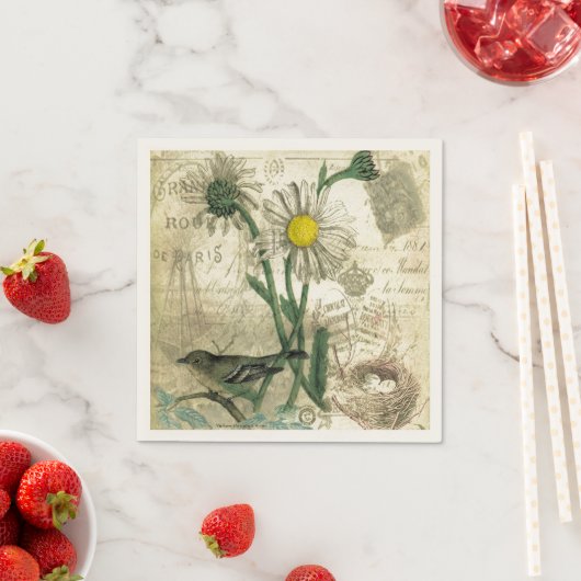 Vintage Molkereien Serviette (Beispiel)