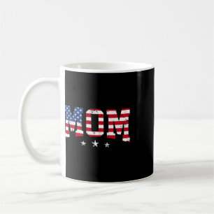 Vintage Mom Muttertag Amerikanische Mutter USA-Fla Kaffeetasse