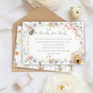Vintage Mommy wird bald eine Biene Baby Shower Buc Begleitkarte