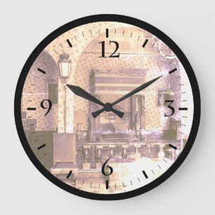 Vintage Monaco Palace Fürst Louis XIII Große Wanduhr