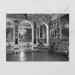 Vintage Monaco Palace Prince Blue Room Postkarte