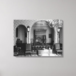 Vintage Monaco Palace Prinz Louis XIII Zimmer Leinwanddruck