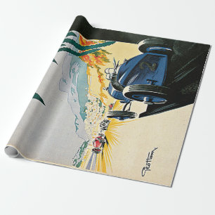 Vintage Monaco-Rennsport Grand Prix Geschenkpapier