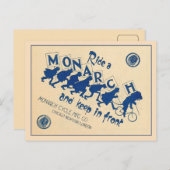 Vintage Monarchradwerbung Postkarte (Vorne/Hinten)