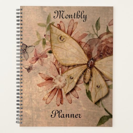 Vintage-Monatsplaner Planer (Vorderseite)