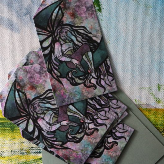 Vintage Mönchsgöttin Geschenkanhänger