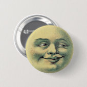 Vintage Mond Button (Vorne & Hinten)