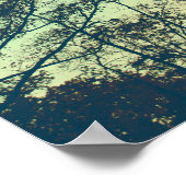 Vintage Mondbeleuchtung Poster (Ecke)