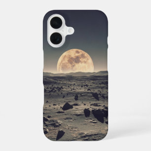 Vintage Mondhorizont iPhone 16 Hülle