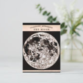 Vintage Mondpostkarte Postkarte (Stehend Vorderseite)