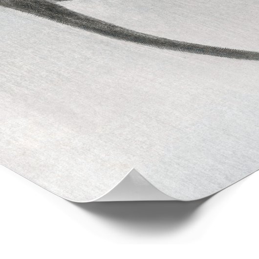 Vintage Mondreflexion Poster (Ecke)