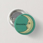 Vintage-Mondsichel Button (Vorne & Hinten)