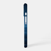 Vintage Mondwellen iPhone 16 Hülle (Linke Seite)