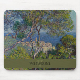 Vintage-Monet-Monogramm Mousepad