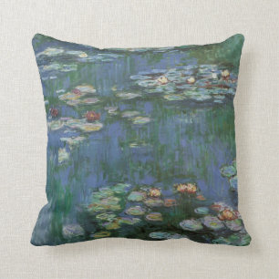 Vintage-Monet-Seerosen Kissen