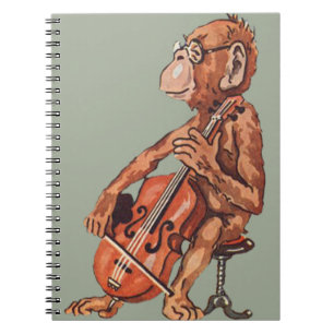 VINTAGE MONKEY MUSIK NOTIZBLOCK