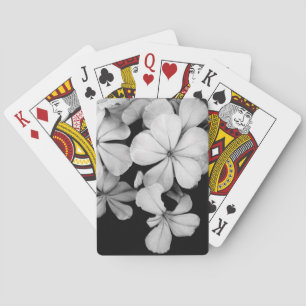 Vintage Monochrome Plumbago-Kunstwerk Spielkarten