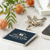 Vintage Monogram hotel motel bar restaurant logo Schlüsselanhänger (Seite)