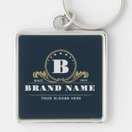 Vintage Monogram hotel motel bar restaurant logo Schlüsselanhänger