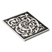 Vintage Monogramm C Art Nouveau Buchstabe Notizblock (angewinkelt)