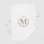 vintage Monogramm Golfhandtuch (Insitu)