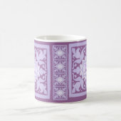 Vintage Monogramm (Lila) Kaffeetasse (Mittel)