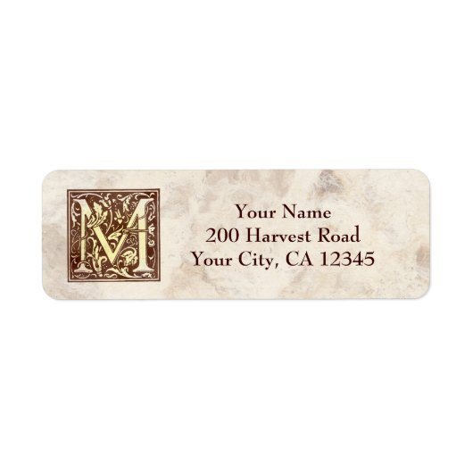 Vintage Monogramm M (Vorne)