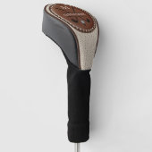 Vintage-Monogramm-Name- Logo Golf Headcover (angewinkelt)
