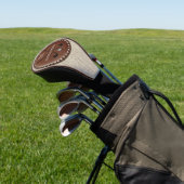 Vintage-Monogramm-Name- Logo Golf Headcover (In SItu)