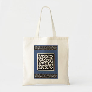 Vintage Monogramm S Art Nouveau Buchstabe Tragetasche