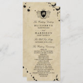 Vintage Monogramm- und Tintenfesthülle Programm (Vorne/Hinten)