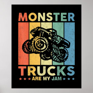 Monster Lkw Poster & Kunstdrucke
